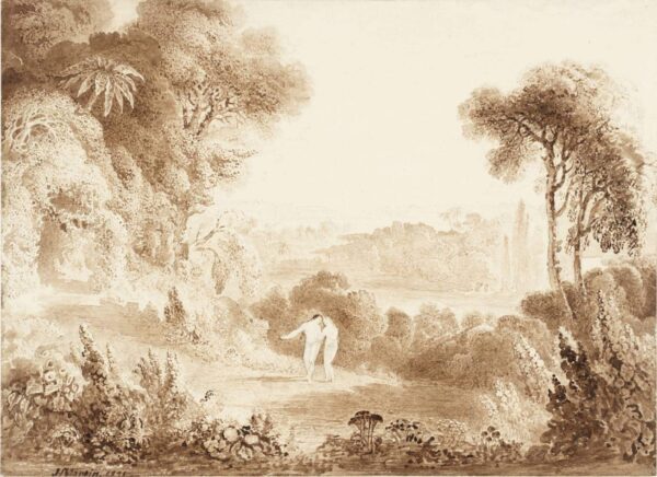 Le jardin d’Eden – John Martin John Martin 105x70