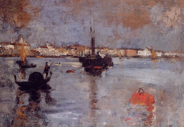 The Grand Canal, Venice – John Henry Twachtman John Henry Twachtman 105x70