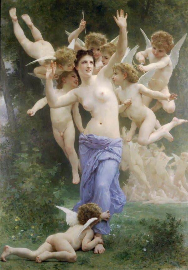 L’éveil du cœur – William Bouguereau William Bouguereau 70x105