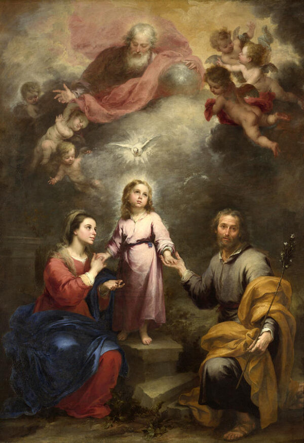 Les trinités céleste et terrestre – Bartolomé Esteban Murillo Bartolomé Esteban Murillo 70x105