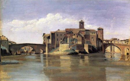 Île de San Bartolomeo (1826-1828) – Camille Corot Camille Corot