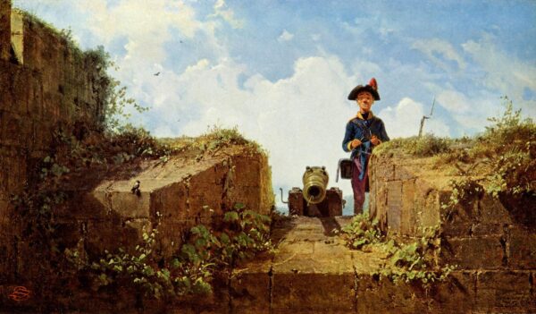 L’avant-poste du tricot, 1860 – Carl Spitzweg Carl Spitzweg 120x70