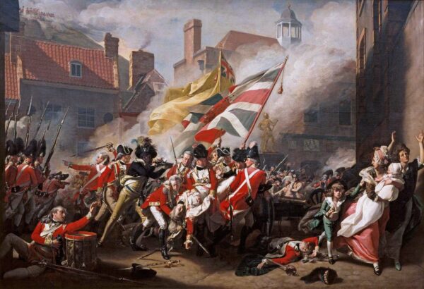 La mort du Major Peirson – John Singleton Copley John Singleton Copley 105x70