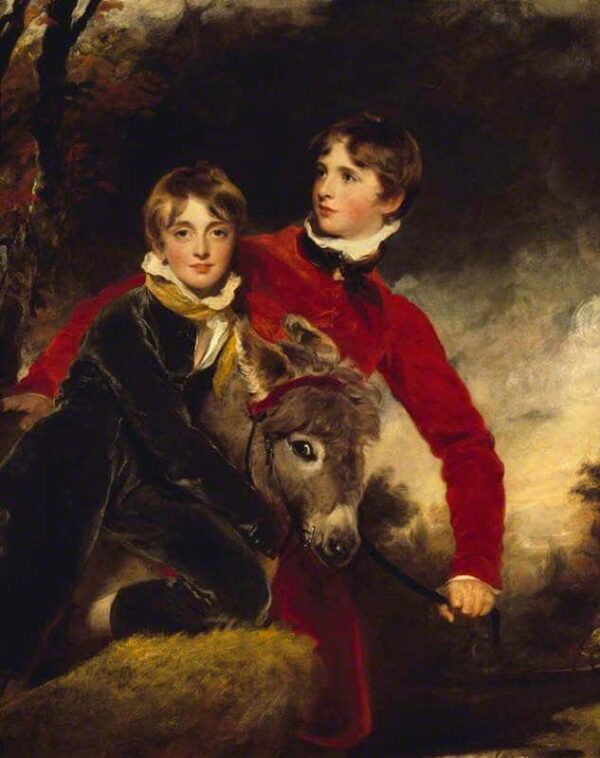 Les Maîtres Pattison. William Henry Ebenezer Pattison, et son frère Jacob Howell Pattison – Thomas Lawrence Thomas Lawrence 70x85