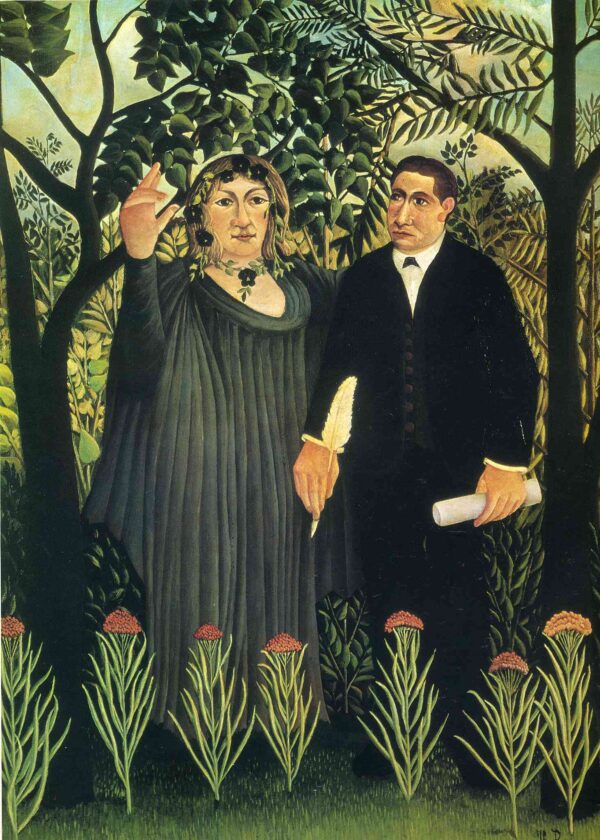 La muse inspirant le poète – Henri Rousseau Henri Rousseau 70x105