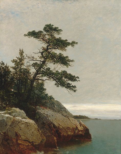 The Old Pine, Darien, Connecticut – John Frederick Kensett John Frederick Kensett 70x85