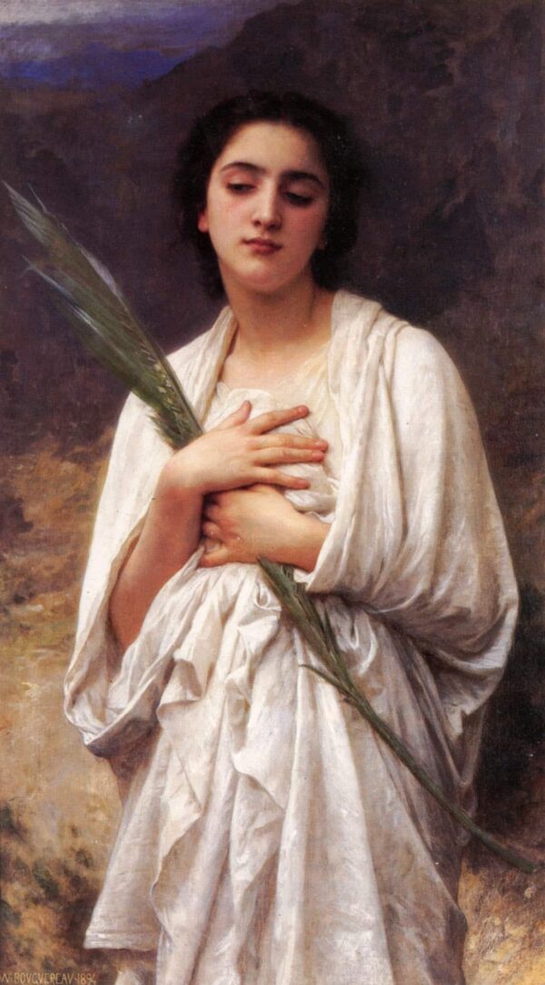 La feuille de palmier – William Bouguereau William Bouguereau 70x120