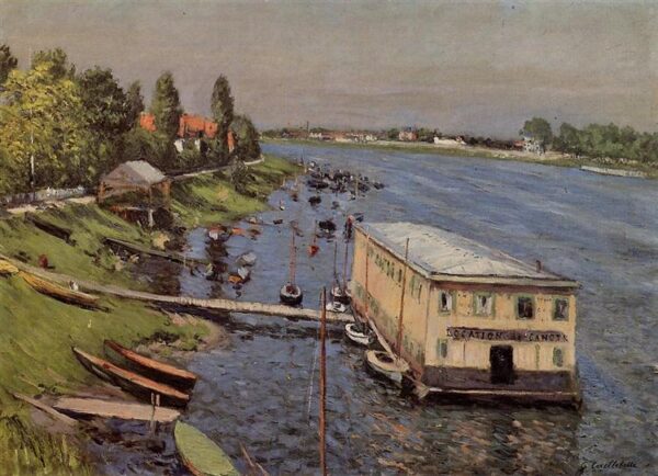 Le Ponton d’Argenteuil – Caillebotte Gustave Caillebotte 105x70