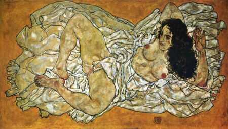 Femme allongée – Egon Schiele Egon Schiele