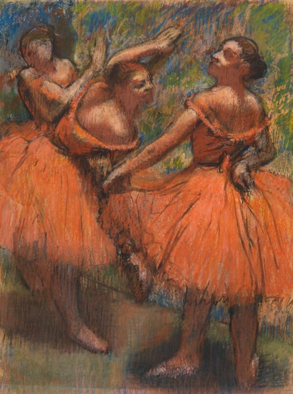 Danseuses en rouge – Edgar Degas Edgar Degas 70x85