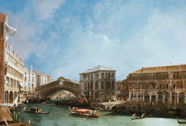 Grand Canal : Pont du Rialto le du Nord le – Canal Giovanni Antonio Giovanni Antonio Canal 105x70