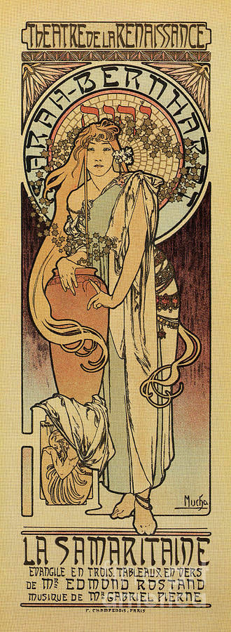 La samaritaine – Mucha Alphonse Mucha 70x160