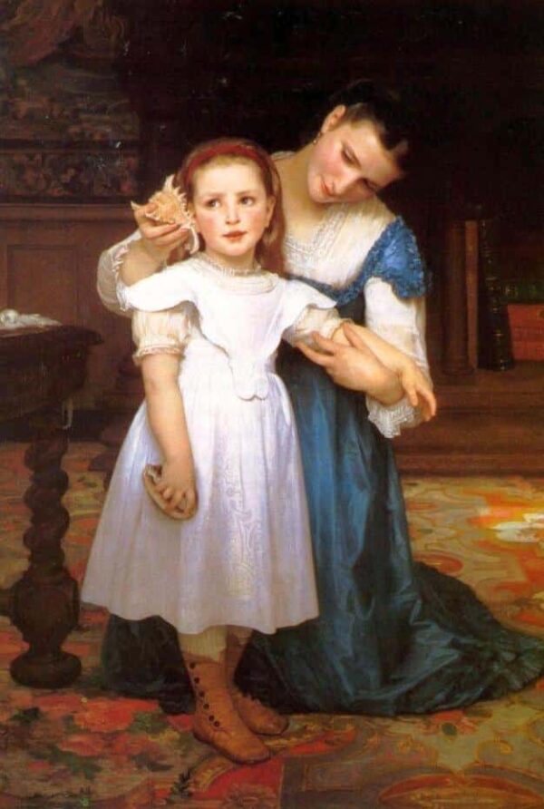 La coquille – William Bouguereau William Bouguereau 70x105