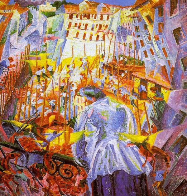 La rue entre dans la maison – Umberto Boccioni Umberto Boccioni 70x70