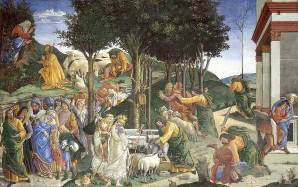 Examens de Moïse – Sandro Botticelli Sandro Botticelli 105x70