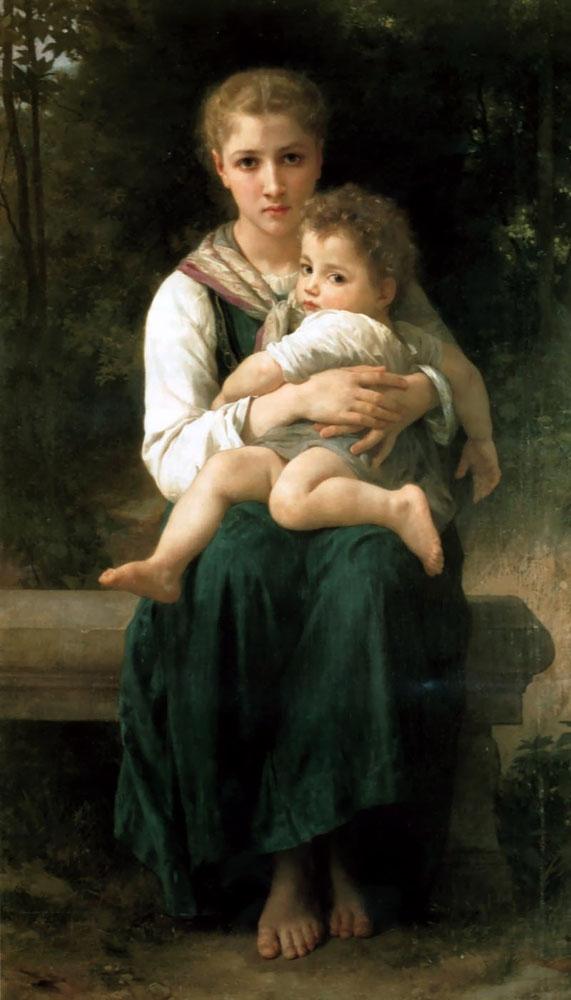 Les deux sœurs – William Bouguereau William Bouguereau 70x120