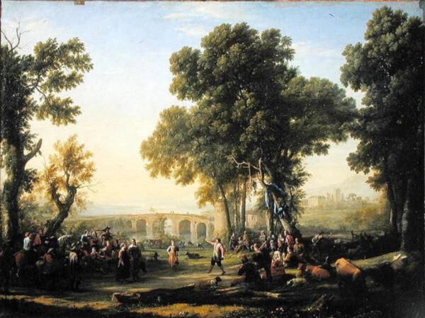 La Fête villageoise – Claude Lorrain Claude Lorrain 85x75