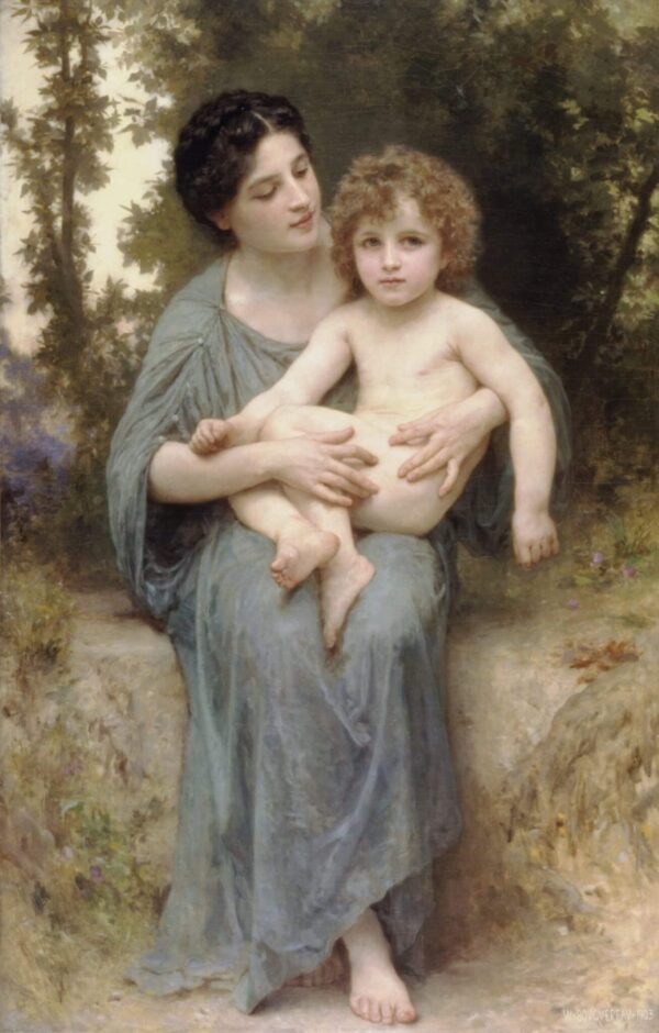 Le jeune frère – William Bouguereau William Bouguereau 70x105