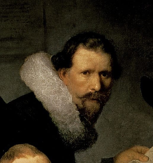 La leçon d’anatomie du Dr Nicolaes Tulp, 1632 (détail de 7543) – Rembrandt van Rijn Rembrandt van Rijn 70x70