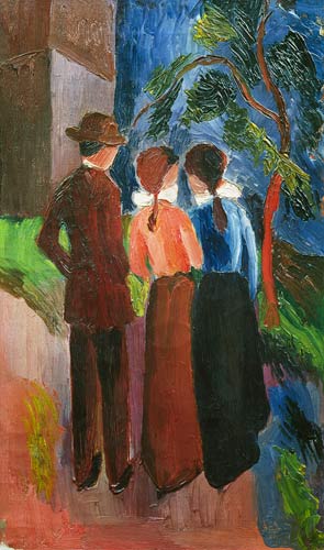 La marche – August Macke August Macke 70x120