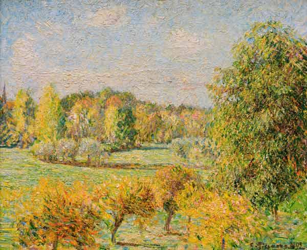 L’automne à Eragny – Camille Pissarro Camille Pissarro 85x75