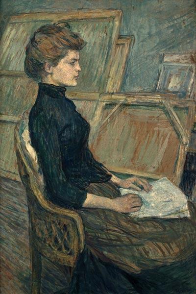 Femme dans un studio – Toulouse Lautrec Henri de Toulouse-Lautrec 70x105