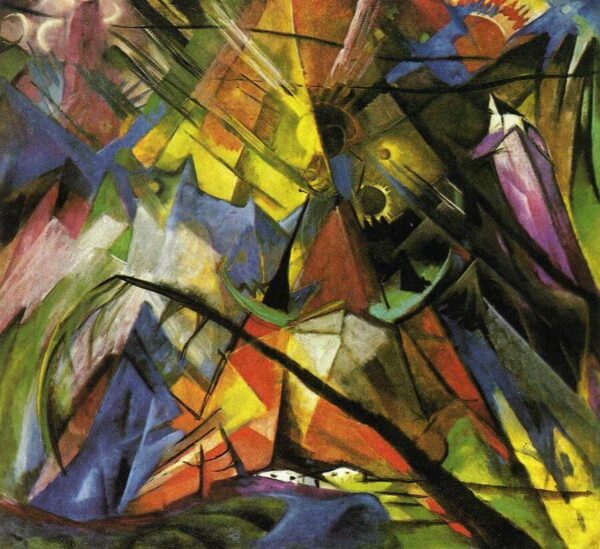 Le Tyrol – Franz Marc Franz Marc 70x70