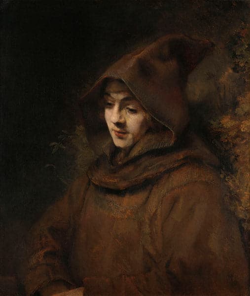 Titus comme moine – Rembrandt van Rijn Rembrandt van Rijn 70x85