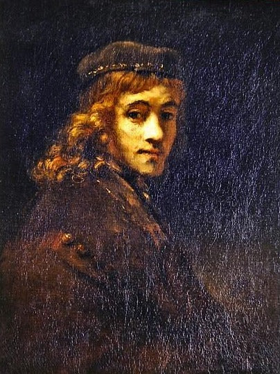 Titus le fils de l’artiste c.1662 – Rembrandt van Rijn Rembrandt van Rijn 70x85