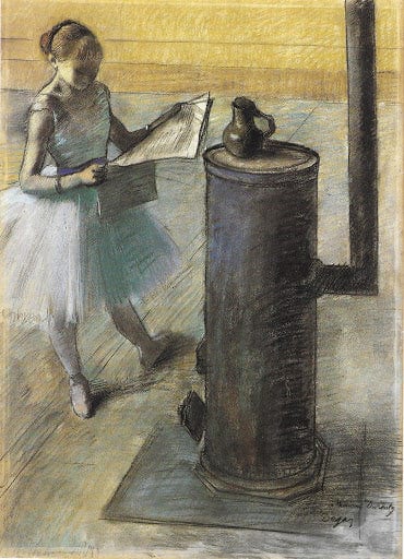 Danseur lisant – Edgar Degas Edgar Degas 70x105