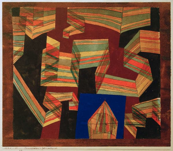 Perspective en transparence, 1921 – Paul Klee Paul Klee 85x75