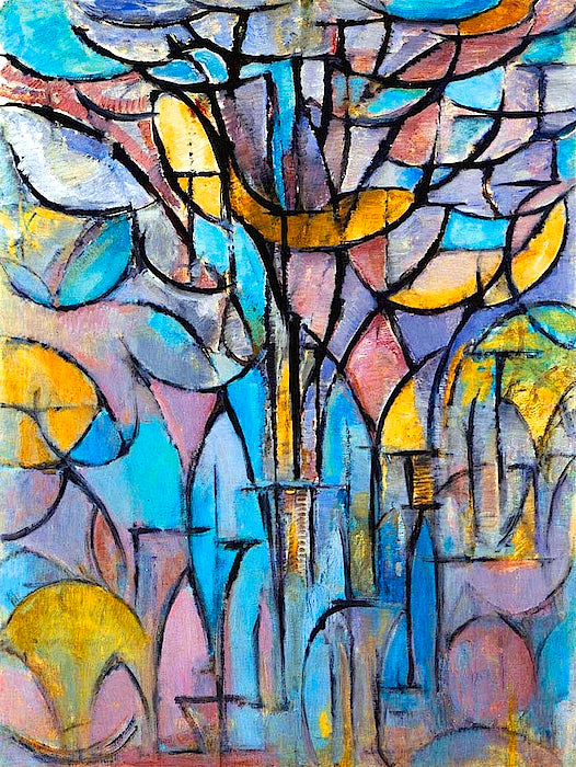 Arbres – Mondrian Piet Mondrian 70x85