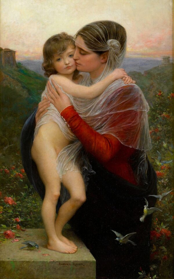 La Madone et l’enfant – Lionel Royer Lionel Royer 70x105