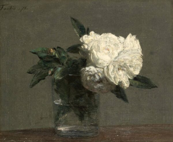 Les roses – Henri Fantin-Latour Henri Fantin-Latour 85x75