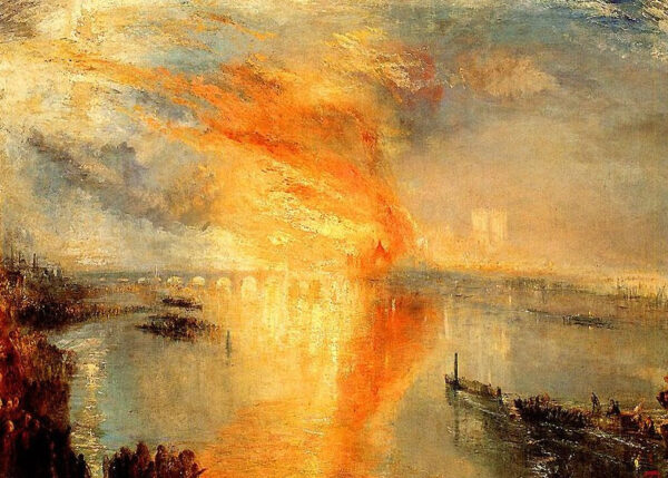 L’Incendie de la Chambre des lords et des communes – William Turner William Turner