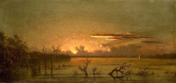 Crépuscule sur la rivière St. Johns – Martin Johnson Heade Martin Johnson Heade 140x70