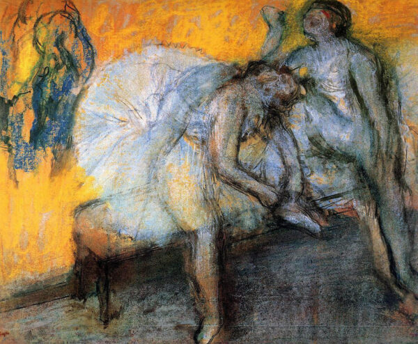 Deux danseurs se détendant – Edgar Degas Edgar Degas 85x75