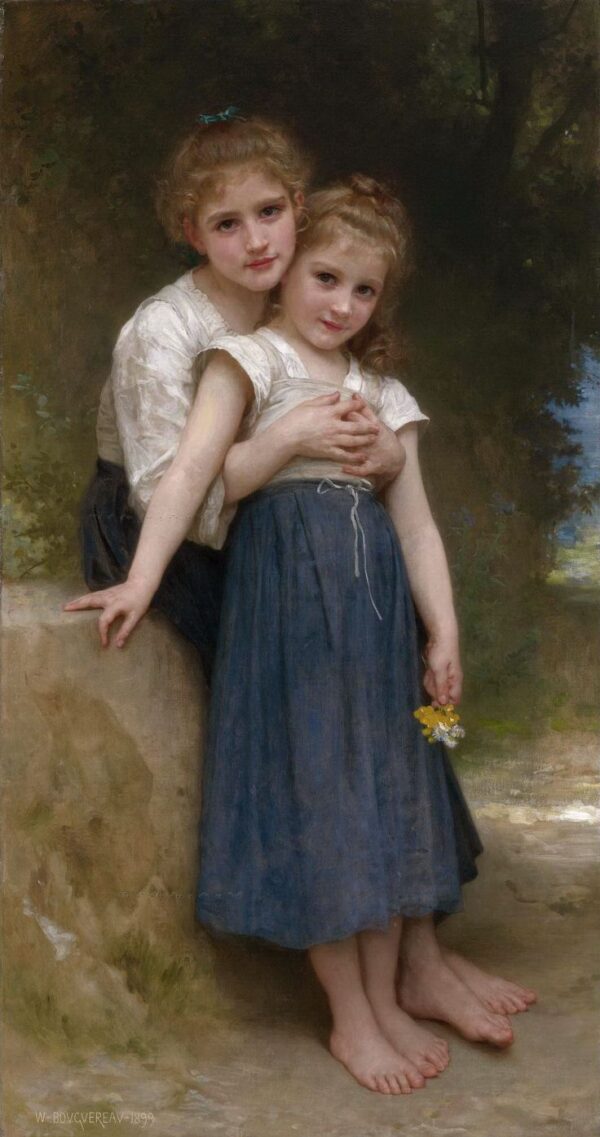 Deux sœurs – William Bouguereau William Bouguereau 70x140