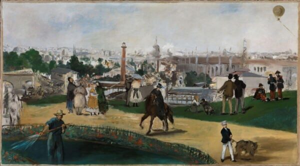 Une vue de l’Exposition universelle de 1867 à Paris – Edouard Manet Édouard Manet 120x70