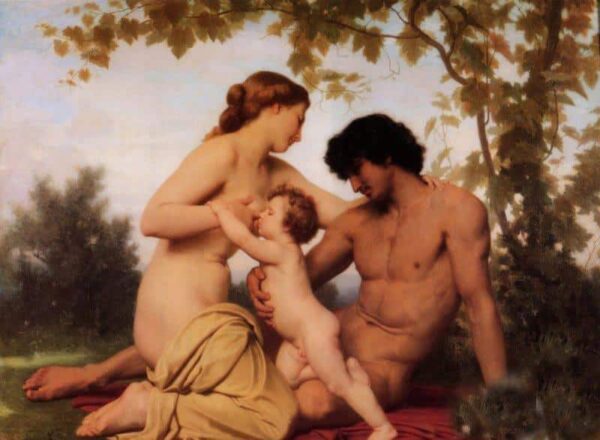 Le temps de la famille – William Bouguereau William Bouguereau 105x70