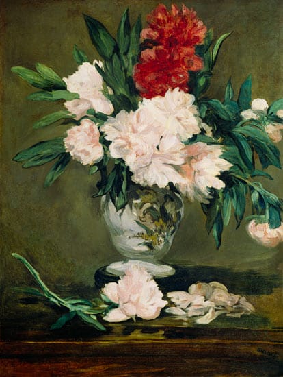 Vase de pivoines – Edouard Manet Édouard Manet 70x85