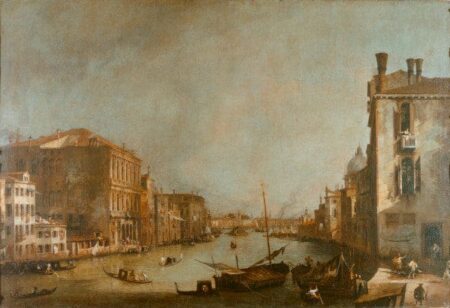 Le Grand Canal à Venise avec le Palazzo Corner Canale Grande – Giovanni Antonio Canal Giovanni Antonio Canal