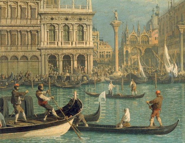 Venice, Piazzetta / Pai.b.Canaletto – Giovanni Antonio Canal Giovanni Antonio Canal 85x75