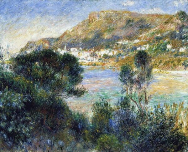 Vue du Cap Martin à Monte Carlo – Pierre-Auguste Renoir Pierre-Auguste Renoir 85x75