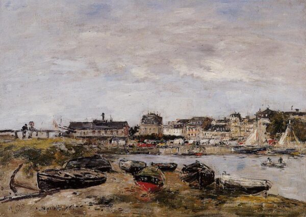 Vue du port, Trouville – Eugène Boudin Eugène Boudin 105x70