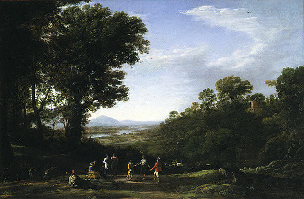 Villagers Dancing – Claude Lorrain Claude Lorrain 105x70