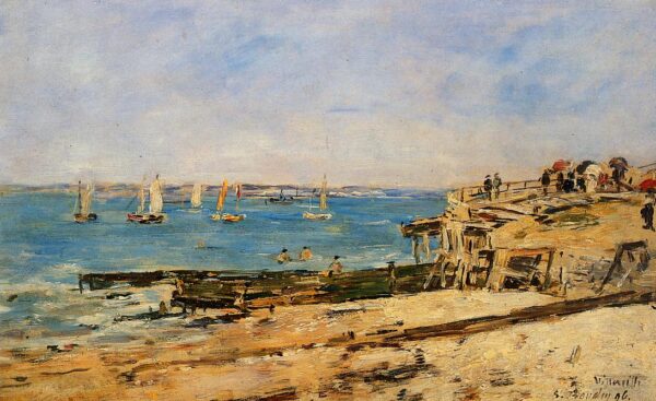 Villerville, le littoral – Eugène Boudin Eugène Boudin 105x70