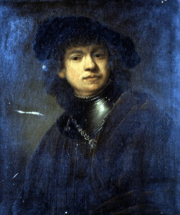 Autoportrait (huile sur toile) – Rembrandt van Rijn Rembrandt van Rijn 70x85