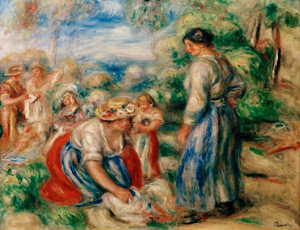 Blanchisseuses – Pierre-Auguste Renoir Pierre-Auguste Renoir 85x75