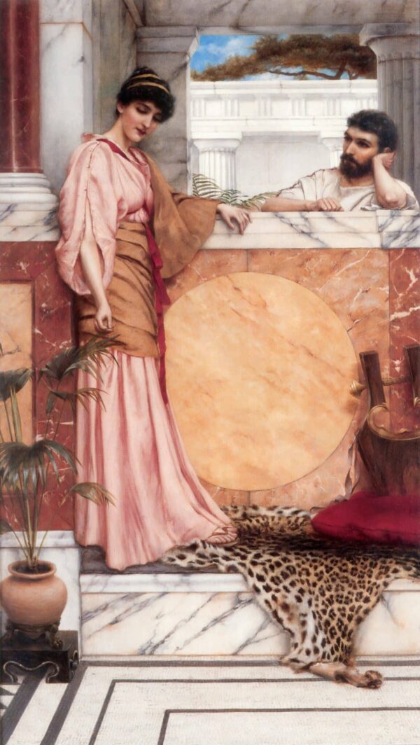 En attente d’une réponse – John William Godward John William Godward 70x120